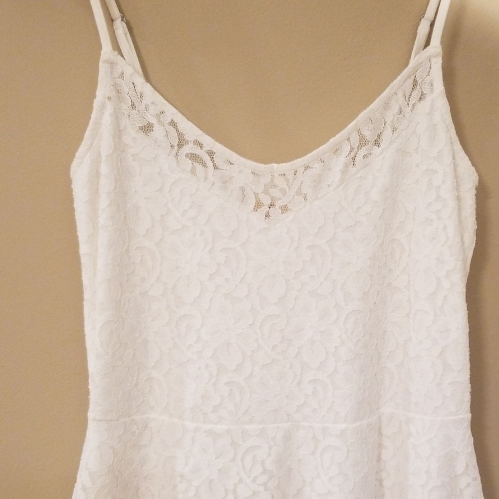 White Lace Dress - Picture 2 of 6